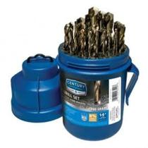 Conjunto de brocas Century Drill & Tool 26529 29 PC em aço cobalto Conjunto de brocas Century Drill & Tool 26529 29 PC em aço cobalto