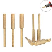 Conjunto De Brocas Cilíndricas Revestidas De Diamante 4-55mm Para Afiação, Gravação, Joias, Madeira
