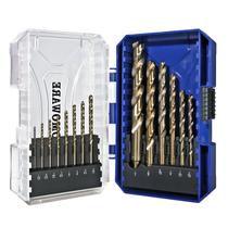 Conjunto de brocas COMOWARE Cobalt M42 8% HSS 14 unidades 1,5-13 mm
