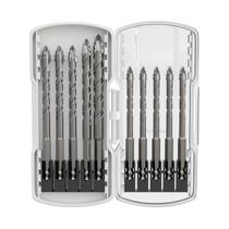 Conjunto de brocas CSOOM Concrete, 10 peças com ponta de metal duro Conjunto de brocas CSOOM Concrete, 10 peças com ponta de metal duro