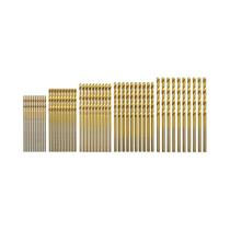 Conjunto De Brocas De Aço De Alta Velocidade Revestidas De Titânio 50pcs 1mm a 3mm Ferramentas
