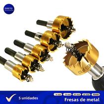 Conjunto De Brocas De Aço Inoxidável HSS Para Furadeira 5 Peças 16 18 5 20 25 30mm Com Chaves Conjunto De Brocas De Aço Inoxidável HSS Para Furadeira 5 Peças 16 18 5 20 25 30mm Com Chaves