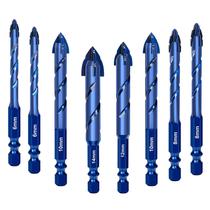 Conjunto de brocas de alvenaria Dualshine 8 peças de 6-14 mm para concreto