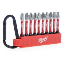 Conjunto de brocas de chave de fenda Milwaukee Shockwave Impact 10 peças
