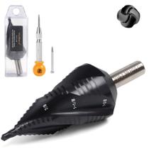 Conjunto de brocas de degrau MulWark M35 Cobalto TiAlN revestido com perfurador