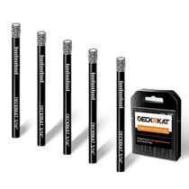 Conjunto de brocas de diamante DECKRKAT, 5 pacotes de 5 mm para material rígido Conjunto de brocas de diamante DECKRKAT, 5 pacotes de 5 mm para material rígido