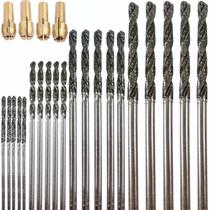 Conjunto de brocas de diamante DRILAX de 24 peças para ferramentas rotativas Dremel Conjunto de brocas de diamante DRILAX de 24 peças para ferramentas rotativas Dremel