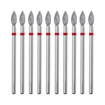 Conjunto De Brocas De Diamante Para Unhas 10 Peças, Acessórios Elétricos Rotativos Para Manicure E