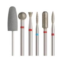 Conjunto De Brocas De Diamante Para Unhas 6 Peças - Lixa Elétrica Para Manicure E Polimento De Conjunto De Brocas De Diamante Para Unhas 6 Peças - Lixa Elétrica Para Manicure E Polimento De