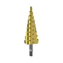 Conjunto De Brocas De Escada Com Haste Hexagonal Preta E Fenda Reta, 3 Peças, Para Abrir Furos