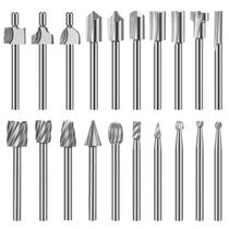 Conjunto de brocas de escultura em madeira shengbenhao 20 unidades HSS 3 mm Shank Conjunto de brocas de escultura em madeira shengbenhao 20 unidades HSS 3 mm Shank
