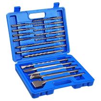 Conjunto de brocas de martelo rotativo COMOWARE SDS Plus 17 unidades com estojo
