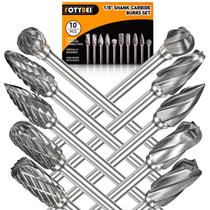 Conjunto de brocas de metal duro FOTYBEI compatível com a ferramenta rotativa Dremel