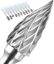 Conjunto de brocas de metal duro Sworker, 10 unidades de haste 1/8 para Dremel