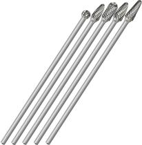 Conjunto de brocas de metal duro Sworker, 5 unidades de brocas de moagem de 6,2 cm de comprimento