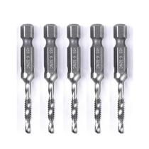 Conjunto de brocas de perfuração szgate 5PCS Screw Tapping HSS 6-32NC Conjunto de brocas de perfuração szgate 5PCS Screw Tapping HSS 6-32NC