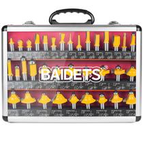 Conjunto de brocas de roteador BAIDETS 35PCS, haste de 1/2 polegada para marcenaria Conjunto de brocas de roteador BAIDETS 35PCS, haste de 1/2 polegada para marcenaria