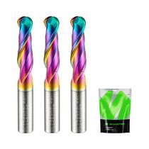 Conjunto de brocas de roteador CNC SHARPRO 1/4 Ball Nose Carbide 3 unidades Conjunto de brocas de roteador CNC SHARPRO 1/4 Ball Nose Carbide 3 unidades