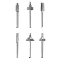 Conjunto de brocas de roteador Dremel 692 de 6 peças em aço de alta velocidade com estojo