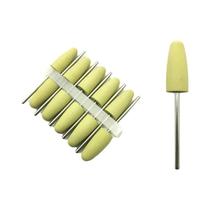 Conjunto De Brocas De Silicone Para Unhas, 10 Peças, Ferramentas De Polimento Rotativo Para Manicure