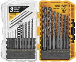 Conjunto de Brocas DEWALT Black Oxide 20 Peças (DW1177)