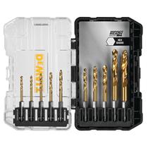Conjunto de Brocas DEWALT (DD5160) - 10 Peças com Revestimento de Nitreto de Titânio Conjunto de Brocas DEWALT (DD5160) - 10 Peças com Revestimento de Nitreto de Titânio