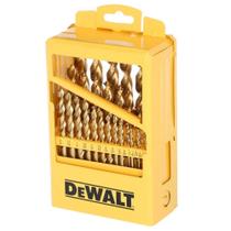 Conjunto de Brocas DEWALT DW1969 - 29 Peças com Ponta Piloto e Estojo Metálico