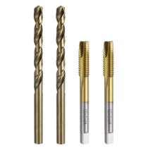 Conjunto de brocas e brocas uxcell M8 x 1,25 Spiral Point Thread