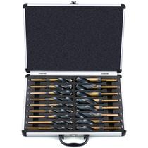Conjunto de brocas EFFICIERE de 17 peças de 1/2” a 1” com caixa M2 HSS