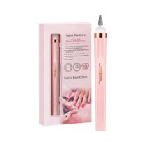 Conjunto De Brocas Elétricas Sem Fio 5 Em 1, Luz LED, 4 Velocidades, Ferramenta De Manicure Manual