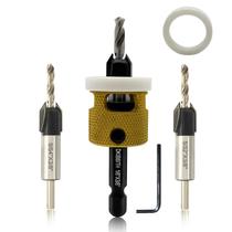 Conjunto de brocas escareadas DKIBBITH HSS M2 3/8” 82 1/4” Hexagonal Shank