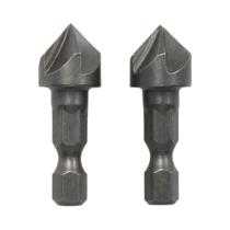 Conjunto De Brocas Escareadoras De 5 Lâminas Com Haste Hexagonal De 1/2 Polegada, 12,5mm, Para Conjunto De Brocas Escareadoras De 5 Lâminas Com Haste Hexagonal De 1/2 Polegada, 12,5mm, Para