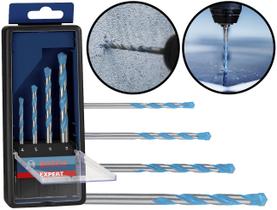 Conjunto De Brocas Expert Cyl 9 Multiconstruction 4 Peças Para Concreto Alvenaria Cerâmica Madeira