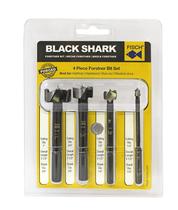 Conjunto de brocas FISCH Black Shark FORSTNER 4 peças