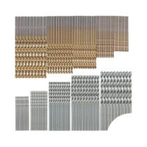 Conjunto De Brocas Helicoidais Banhadas a Titânio 1-3mm 100 Peças Furadeira Elétrica Manual Para