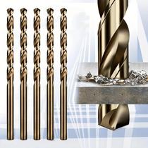 Conjunto De Brocas Helicoidais De 1-14mm HSS Aço Rápido Com Haste Redonda Reta Para Metal Duro, Aço