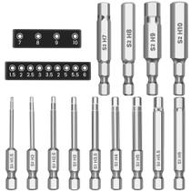 Conjunto de brocas Hex Head Allen Wrench MulWark, 13 unidades métricas