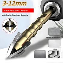 Conjunto De Brocas Hexagonais Cruzadas De 3-12mm, Abridor De Furos De Liga, Ferramenta De Perfuração Conjunto De Brocas Hexagonais Cruzadas De 3-12mm, Abridor De Furos De Liga, Ferramenta De Perfuração