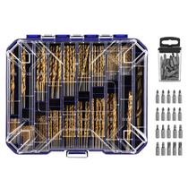 Conjunto de brocas HURRICANE 276 unidades Titanium Twist com brocas S2