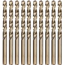 Conjunto de brocas Hymnorq de 10 peças em aço cobalto métrico M35 de 6,5 mm