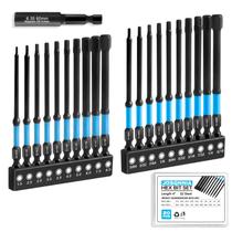 Conjunto de brocas JOSANNIA Allen Wrench 1/4 Hex Shank 20PC