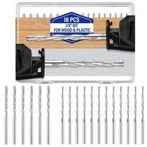 Conjunto de brocas M2 HSS Left-Hand Spiral 18 unidades para carpintaria Conjunto de brocas M2 HSS Left-Hand Spiral 18 unidades para carpintaria