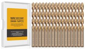 Conjunto de brocas MACXCOIP Metric 16 unidades M35 Cobalto 5 mm HSS