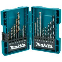 Conjunto de Brocas Madeira, Concreto e Metal 21 peças B-44884 Makita Conjunto de Brocas Madeira, Concreto e Metal 21 peças B-44884 Makita