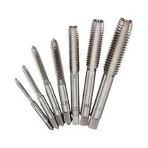 Conjunto De Brocas Métricas M3-M12 Em Aço Para Rosca Cônica, Espiral E Reta, Com 7 Peças
