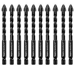 Conjunto de brocas Mgtgbao 10 peças de alvenaria de 5 mm para azulejo, tijolo e madeira