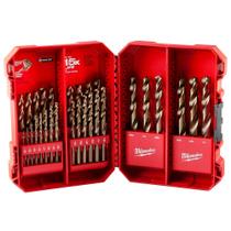 Conjunto de brocas Milwaukee 48-89-2332 29 unidades Cobalt Helix Red