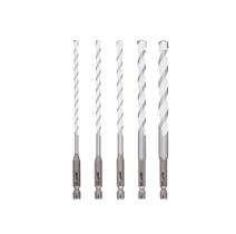Conjunto de brocas Milwaukee Shockwave Carbide Multi-Material, 5 unidades Conjunto de brocas Milwaukee Shockwave Carbide Multi-Material, 5 unidades