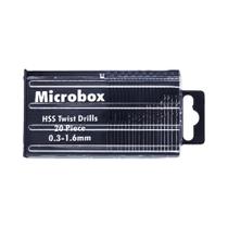Conjunto De Brocas Mini Twist De 20 Peças Em Aço Rápido, Acessórios Para Ferramentas Elétricas Conjunto De Brocas Mini Twist De 20 Peças Em Aço Rápido, Acessórios Para Ferramentas Elétricas