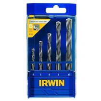 Conjunto de Brocas para Concreto 4 a 10mm com 5 Peças - 891503 - IRWIN Conjunto de Brocas para Concreto 4 a 10mm com 5 Peças - 891503 - IRWIN